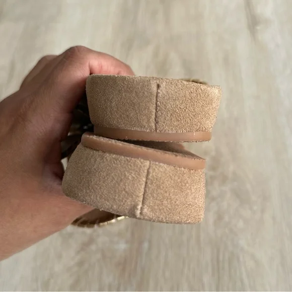 Jack Rogers Women's White and Tan comfort soft comfortable Sandals size 5 new - Picture 7 of 11